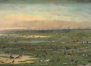 Después de la Batalla de Curupaytí (1893), de Cándido López